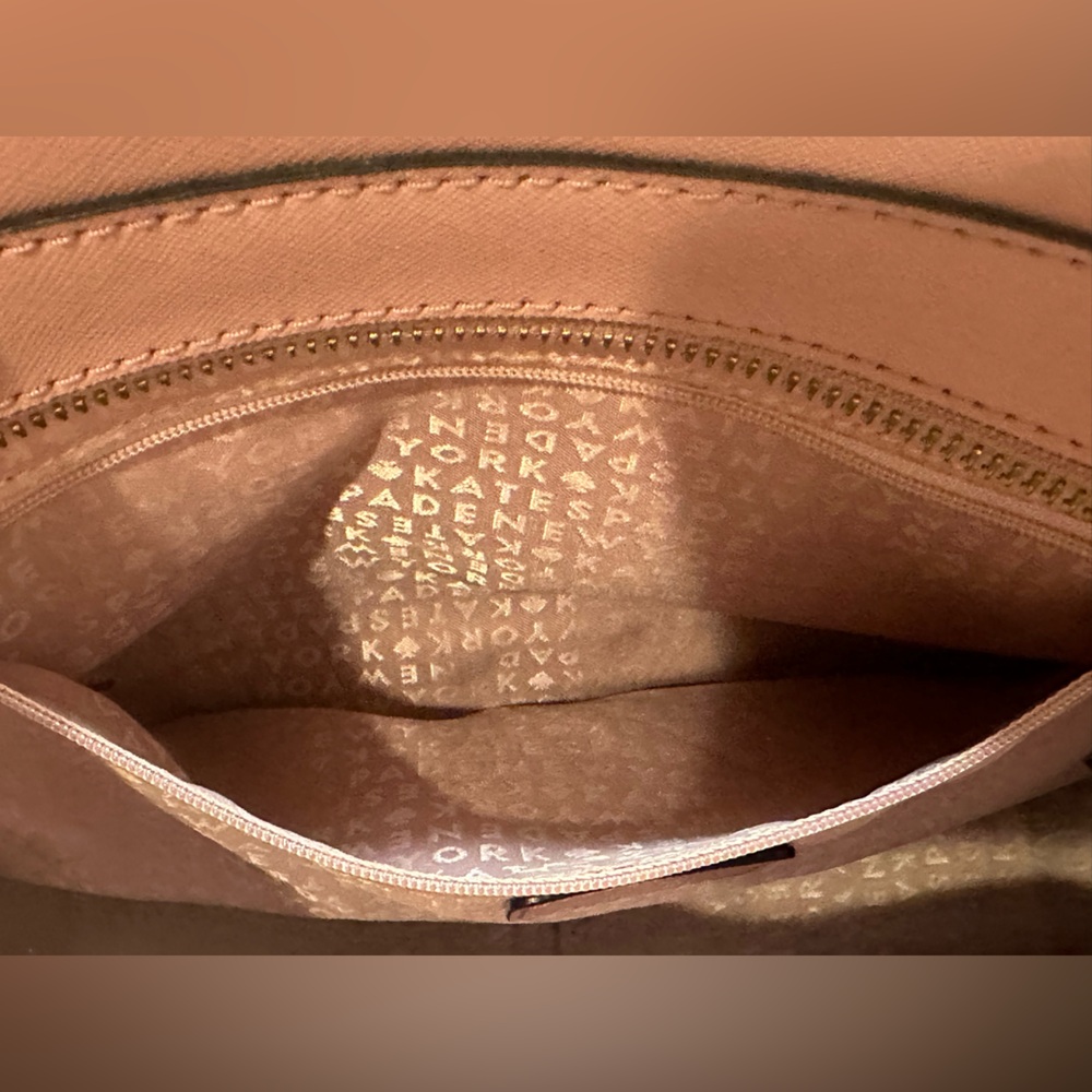 Kate Spade Laurel Way Leighann Crossbody Handbag Mauve EUC - Picture 6 of 11